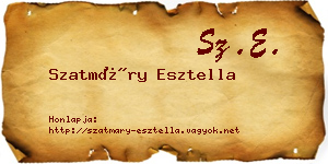 Szatmáry Esztella névjegykártya